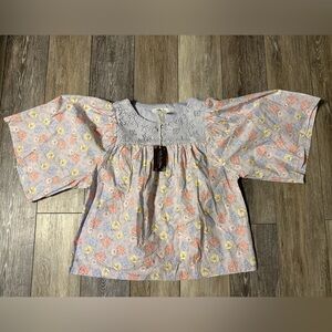 Matilda Jane Lavender Lace Floral Top Petal Parade